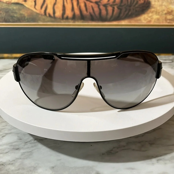 PRADA MENS/WOMENS AVIATOR SUNGLASSES WITH HARD CASE - Picture 1 of 16